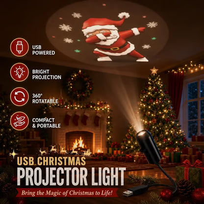 HD Christmas Projector with Festive Scenes