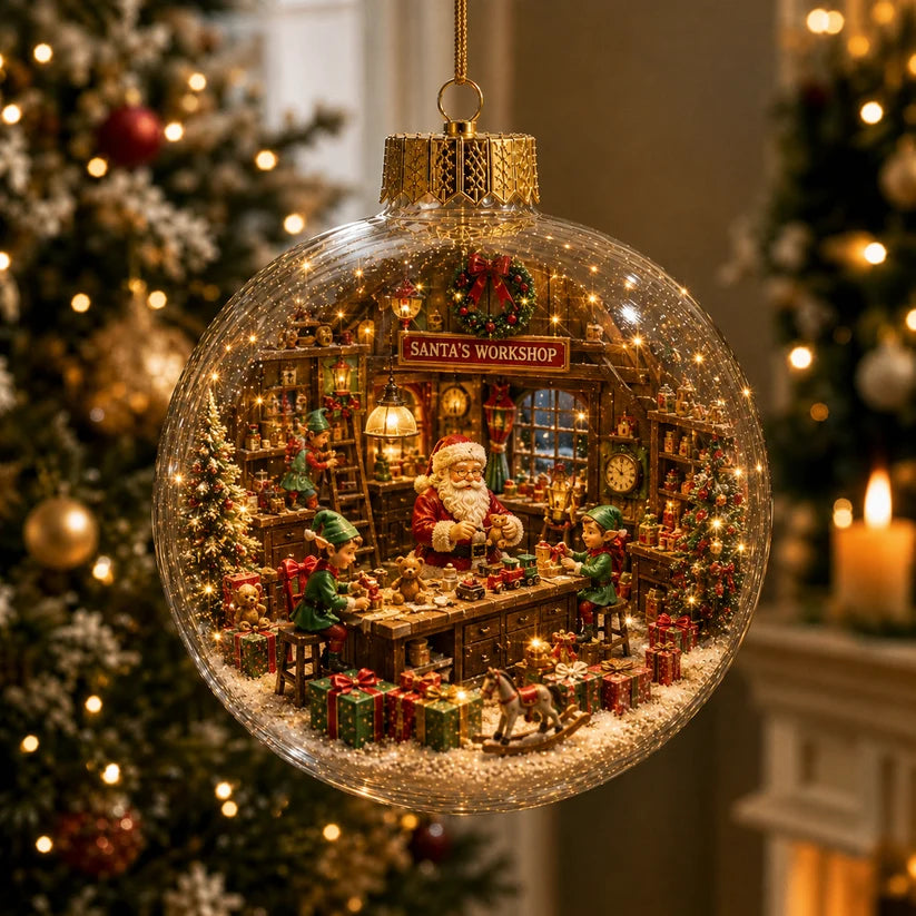 Miniature Christmas Winter Village Decoration
