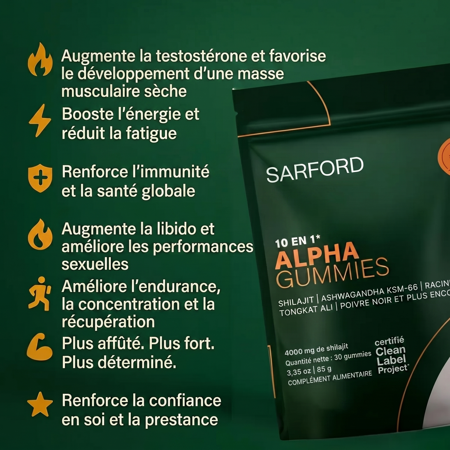 SARFORD™ | Soutien vitalité 10-en-1 (PROMOTION)