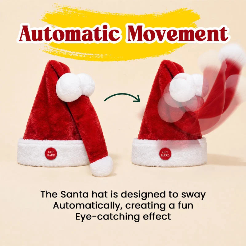 Singing & Dancing Santa Hat – Animated Christmas Party Hat