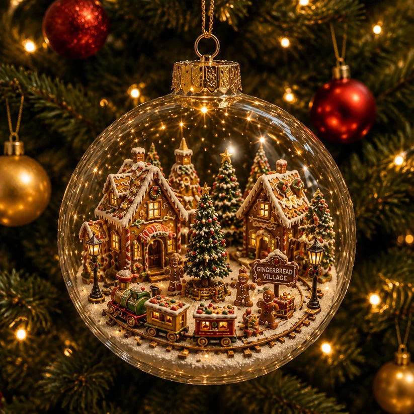 Miniature Christmas Winter Village Decoration