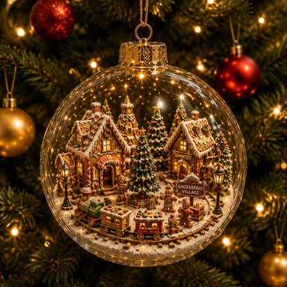 Miniature Christmas Winter Village Decoration