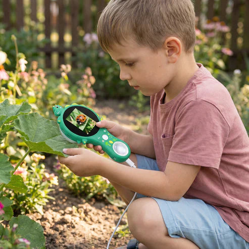 Kids’ Video Microscope with Screen – Portable Exploration Tool for Young Scientists