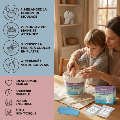 3D Hand Casting Kit – For Families and Couples