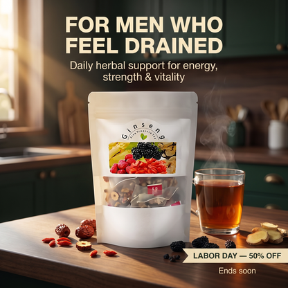 Men’s Vitality Tea – Daily Herbal Support for Energy, Strength & Drive
