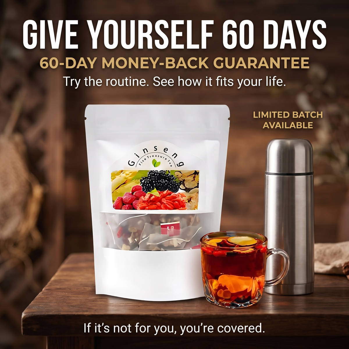 Men’s Vitality Tea – Daily Herbal Support for Energy, Strength & Drive