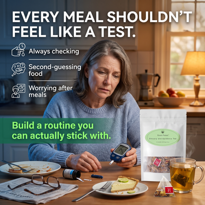 Blood Sugar Support Tea – Daily Herbal Support for Balanced Blood Sugar & After-Meal Wellness