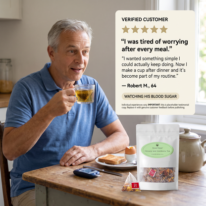 Blood Sugar Support Tea – Daily Herbal Support for Balanced Blood Sugar & After-Meal Wellness
